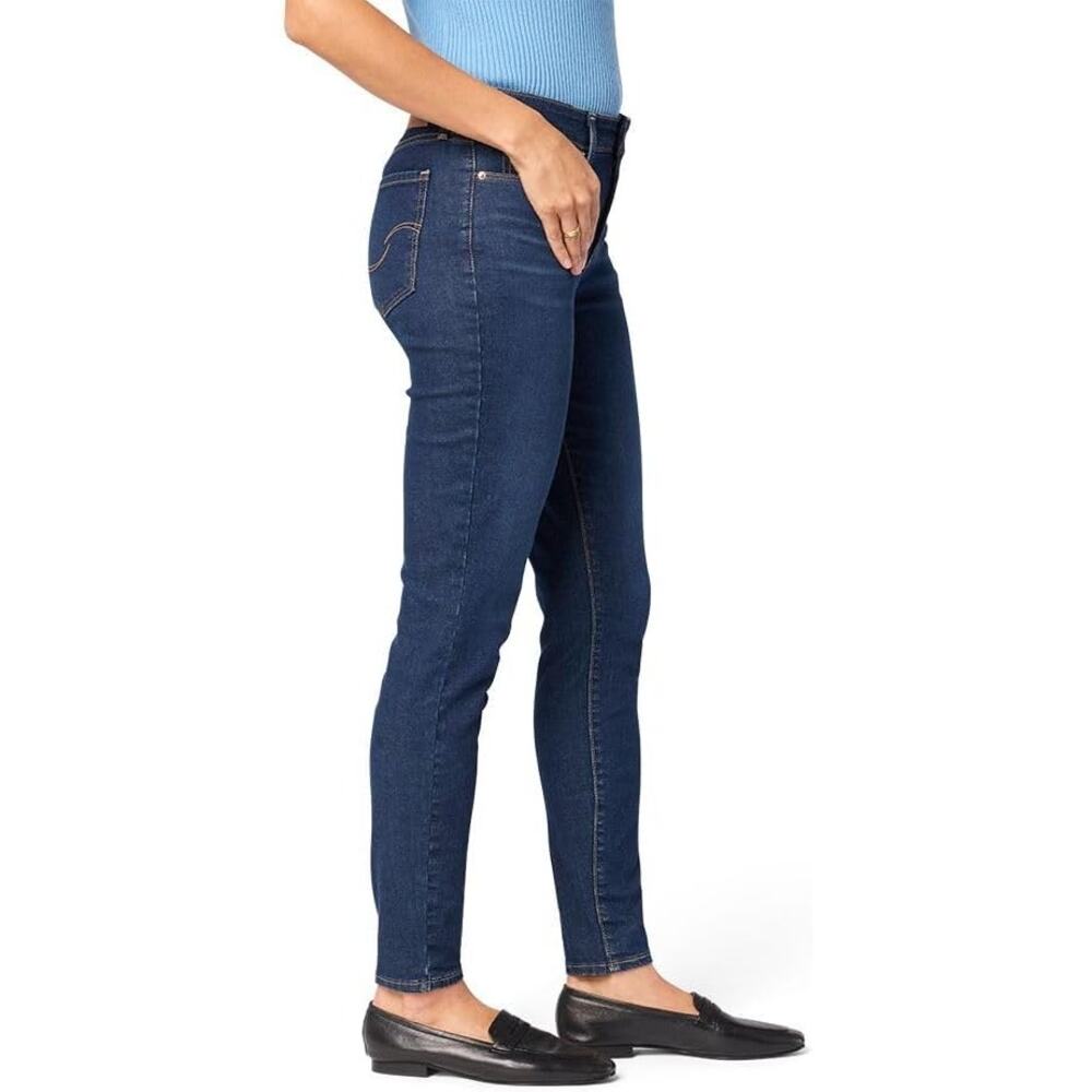 NWT Signature by Levi Strauss & Co. Gold Label Mid Rise Skinny Jean 8 Long 29x32 - Picture 5 of 5